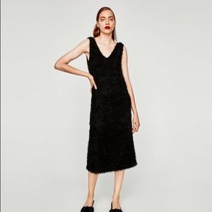Fuzzy Zara Midi Dress
